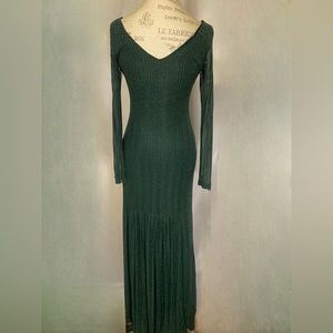 Emerald green Vintage dress